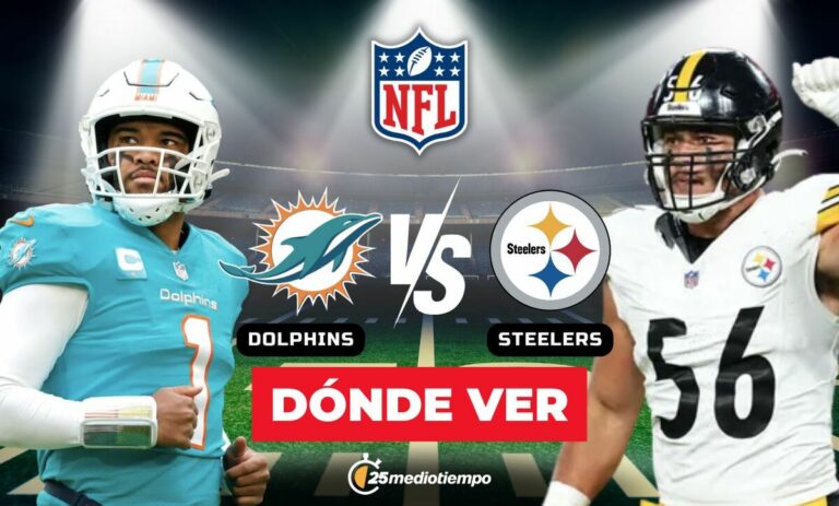 Dolphins vs. Steelers: ¡Sigue el Monday Night Football de la NFL 2025 EN VIVO!