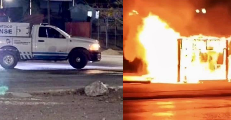 Tragedia en Ciudad Juárez: Hombre calcinado en incendio de puestos de comida