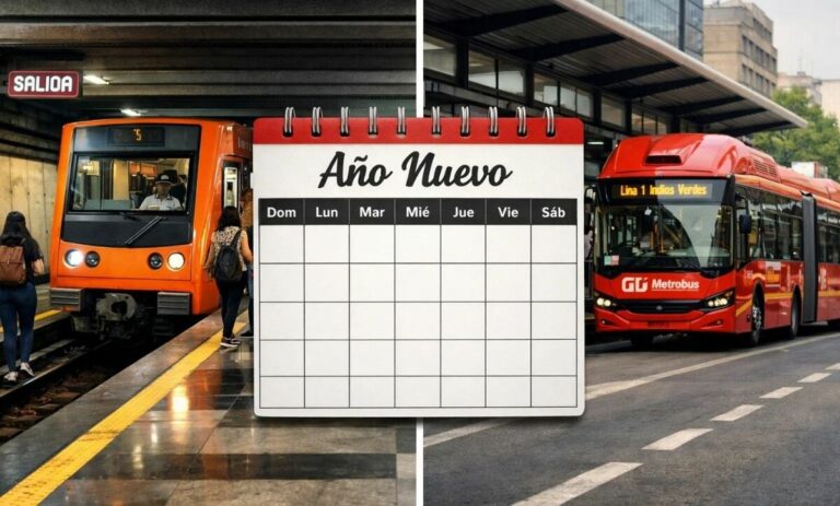 Horarios del Metro CDMX y Metrobús: ¿A qué hora abren y cierran en Año Nuevo?