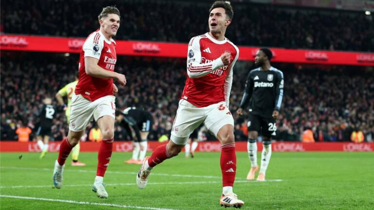 Arsenal Aumenta Su Liderato en la Premier League con una Victoria Aplastante Sobre Aston Villa