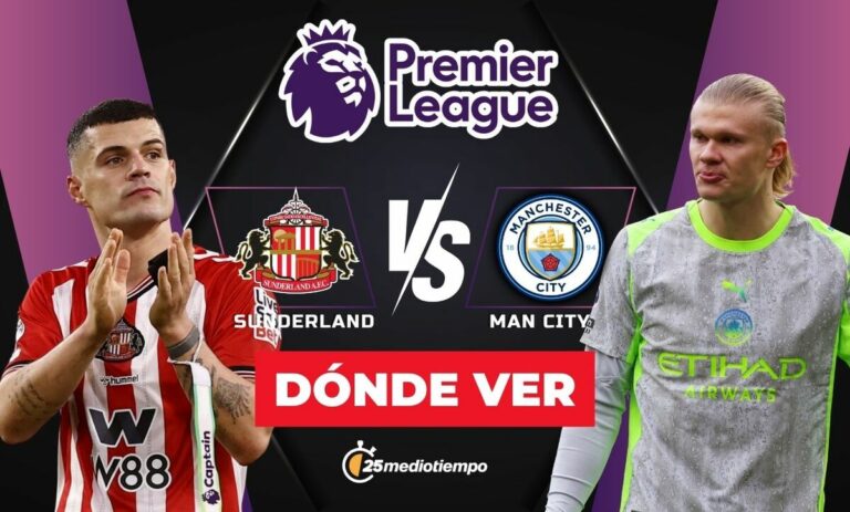 Sunderland vs Manchester City: Descubre la hora y dónde ver EN VIVO el partido J19 de la Premier League