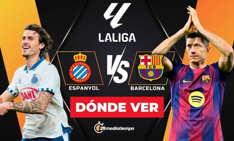 Derbi Catalán: ¿Dónde y a qué hora seguir en VIVO el Espanyol vs. Barcelona de LaLiga 2026?