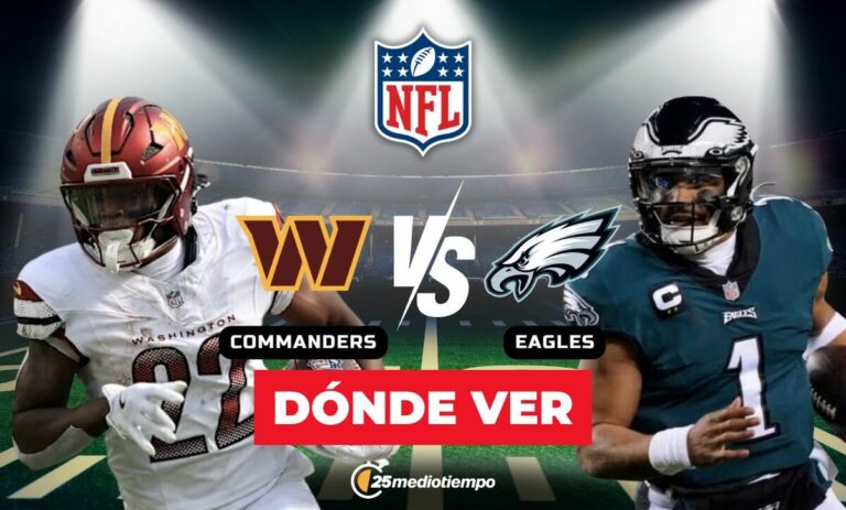 Commanders vs. Eagles: ¡No te pierdas el partido EN VIVO de la Semana 18 NFL 2026!