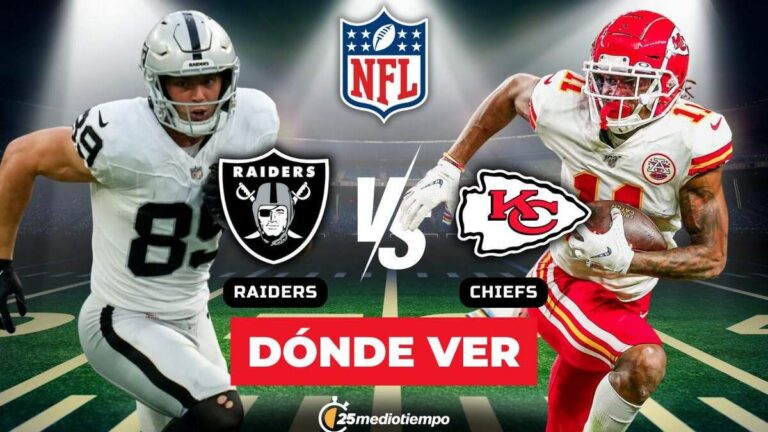 ¿Cómo y Dónde Ver EN VIVO Chiefs vs Raiders en la Semana 18 de la NFL en Colorado Springs?
