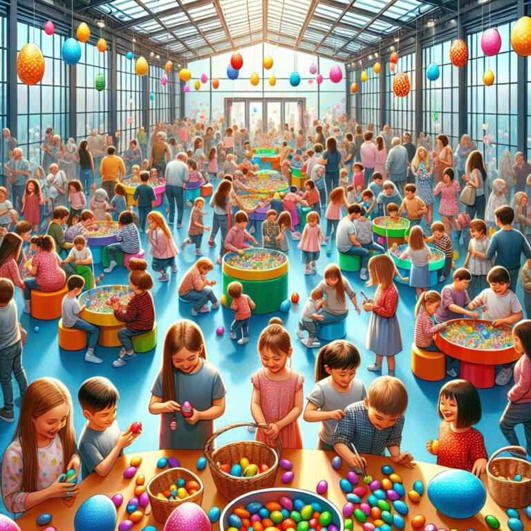 Easter EGGstravaganza: Celebración Interior con Caza de Huevos y Más